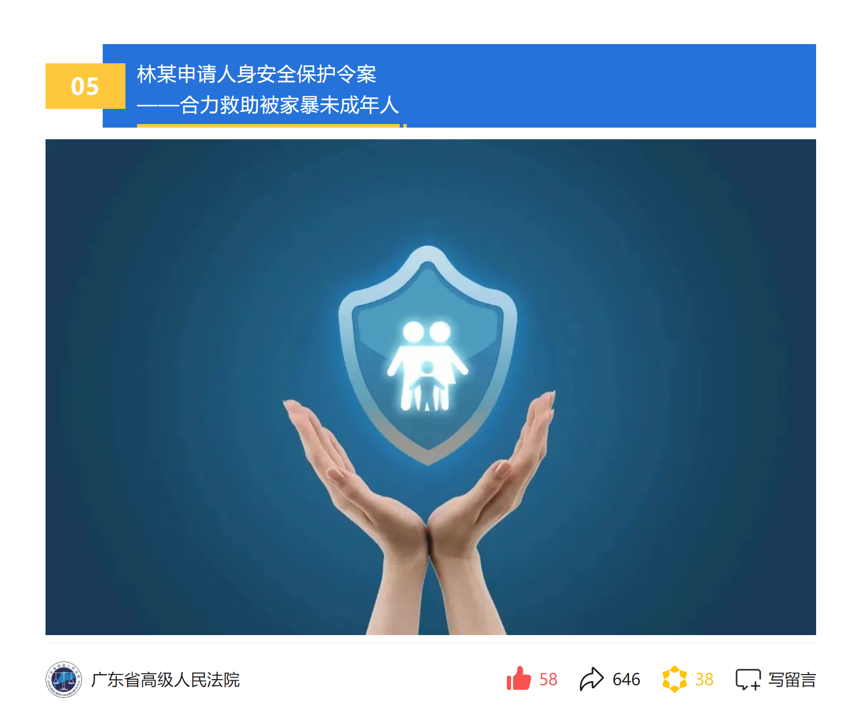 2.林某申请人身安全保护令案入选广东高院与广东省妇联联合发布的未成年人司法保护典型案例。.png