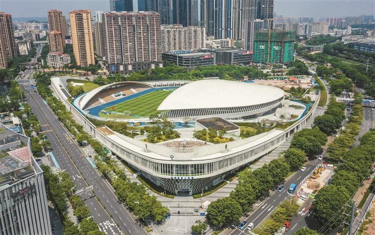 十五运会开元场馆树绿色低碳标杆
