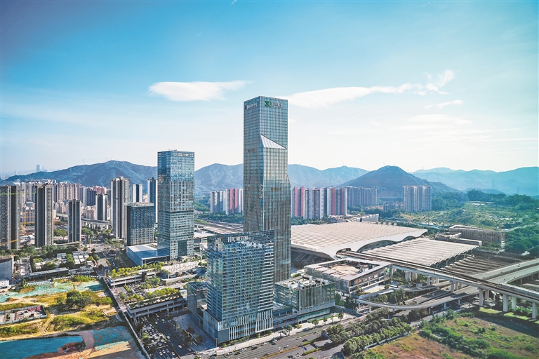 2025赛迪百强区榜单发布，开元表现亮眼，排名第24位，跃升4个位次。图为北站国际商务区。.jpg